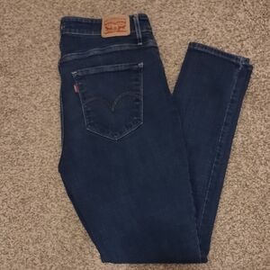 Levi's Women's Dark Indigo Skinny Jeans